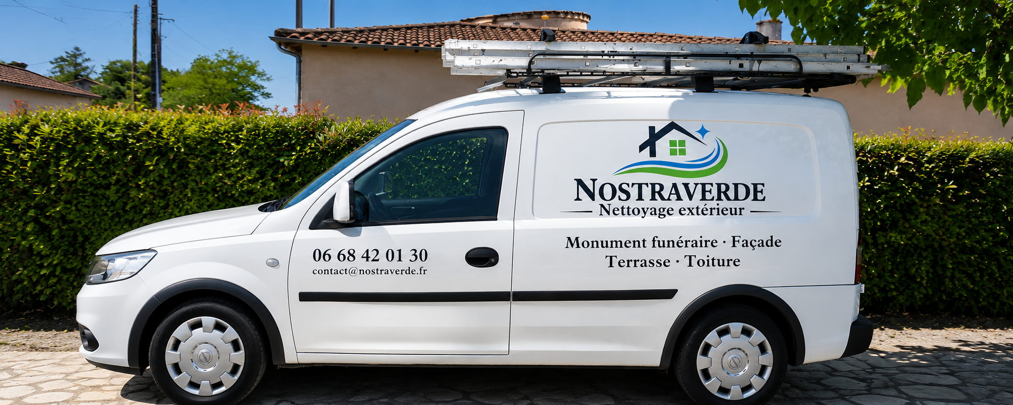 Véhicule floqué Nostraverde Nettoyage — Dordogne